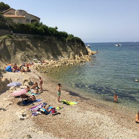 T2 Rez De Jardin 300M Plage De Beaucours Sanary Sur Mer Luaran gambar